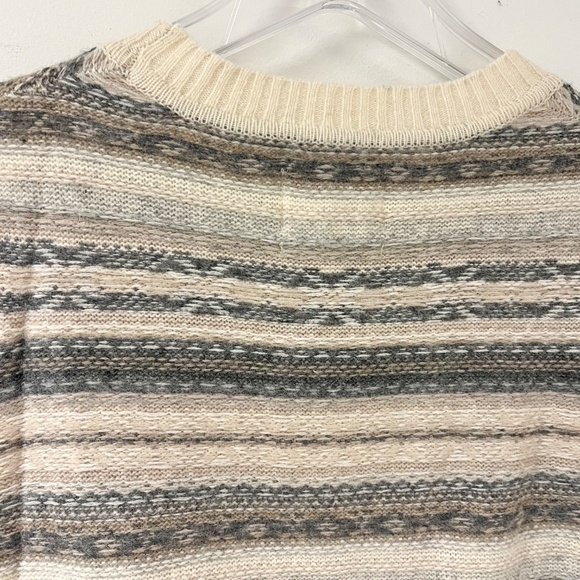 Telluride Clothing Company Lambswool Women's Fair Isle Sweater Cream Size M - Picture 6 of 6